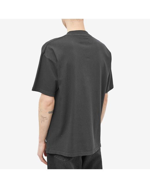 Represent Black Welcome To The Jungle-Print Cotton T-Shirt for men