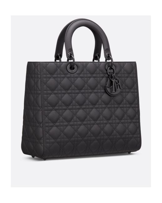 Dior Black Large Lady Bag