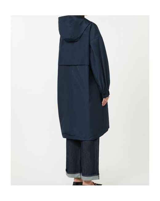 Max Mara Blue The Cube Deserto Hooded Parka
