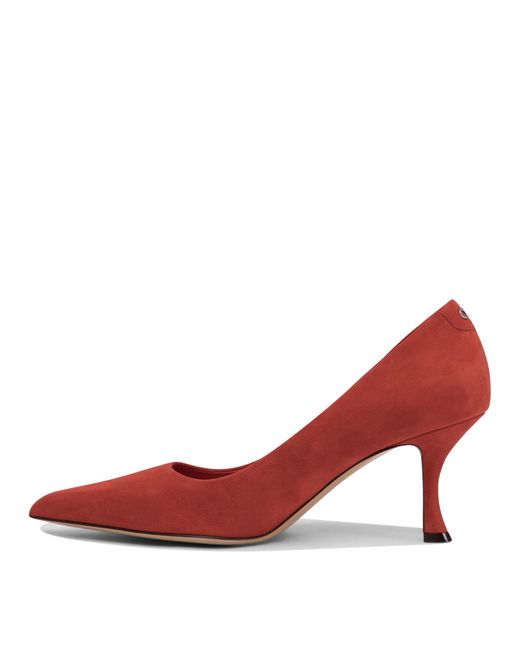 Ferragamo Red Pointed Toe High Heels