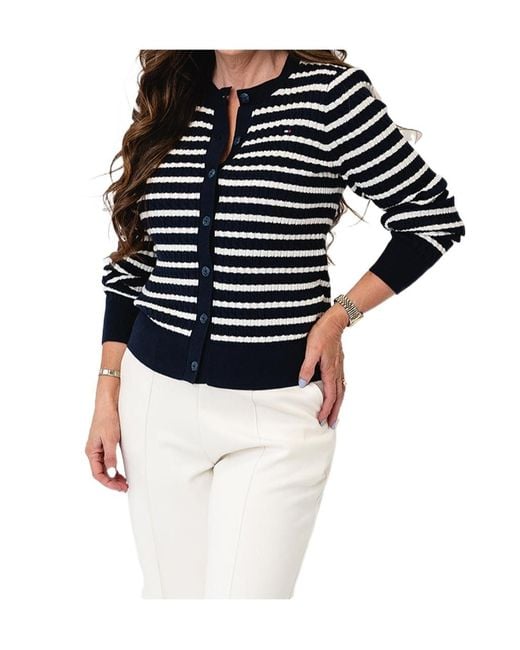 Tommy Hilfiger Blue Long-Sleeve Cardigan