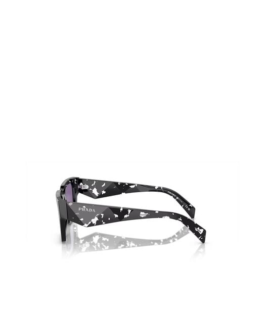 Prada Purple Tortoiseshell-Effect Square Sunglasses for men