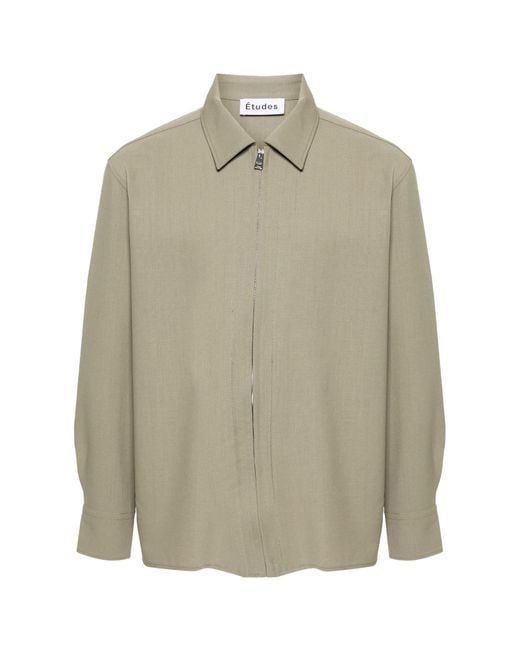 Etudes Studio Natural Zenith Virgin Wool Shirt for men