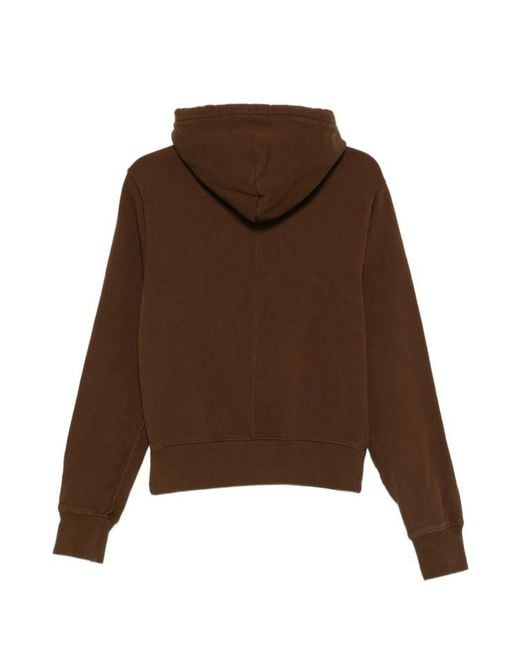 Entire studios Brown Drawstring Kangaroo-Pocket Hoodie for men