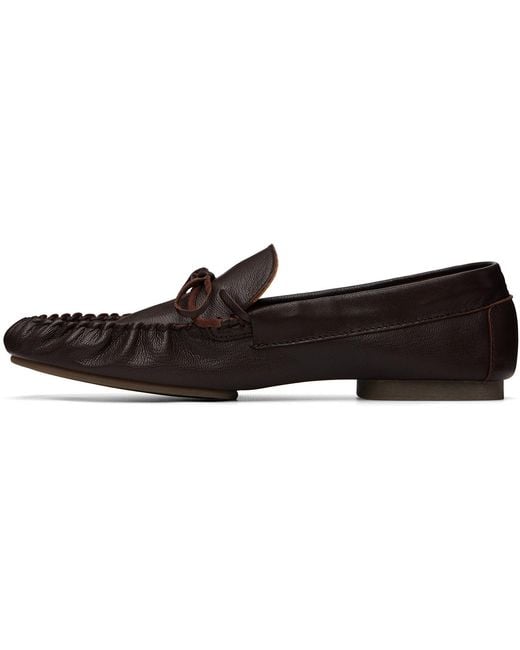 A.P.C. Brown Les Mocassins Souples Loafers for men