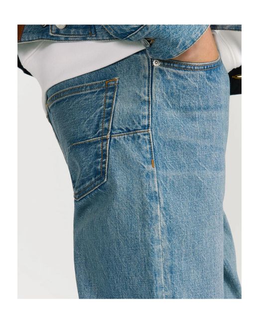 Dior Blue Homme Cannage Jeans for men