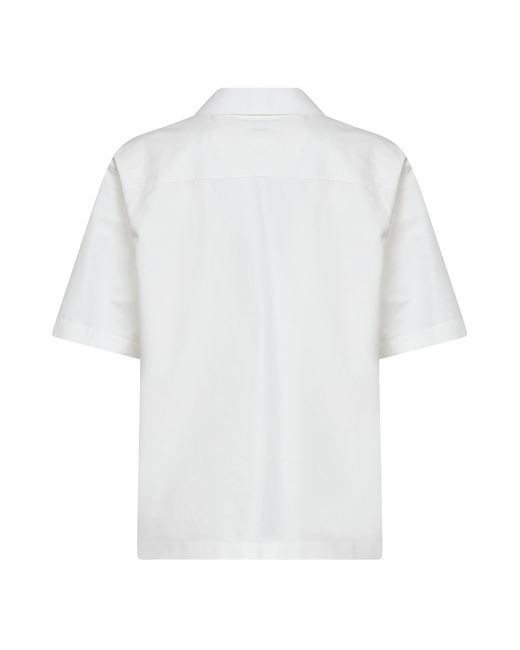 Bottega Veneta White Short-Sleeved Shirt for men