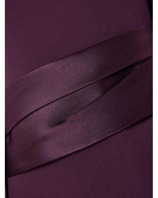 Solace London Purple Simple Long Dress