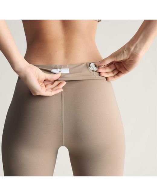 Adidas By Stella McCartney Natural Studio Ruched Leggings