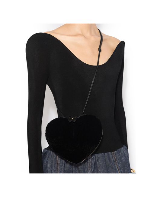 Alaïa White Le Cœur Shoulder Bag