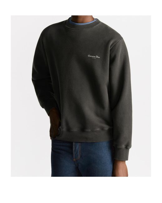 Dior Gray Heritage Sweatshirt for men
