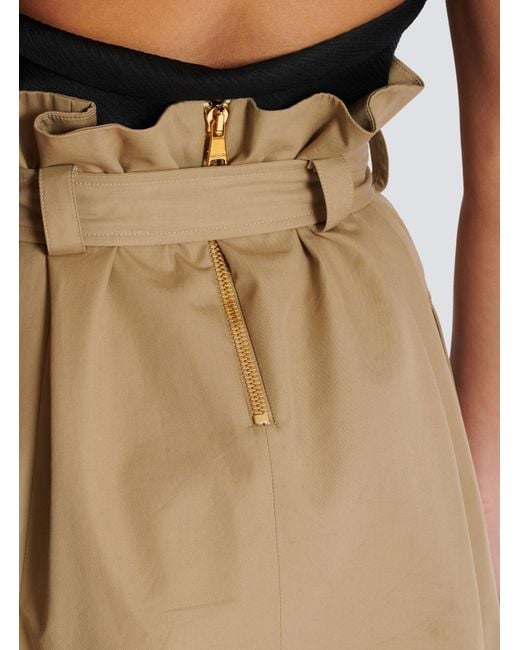 Balmain Natural Short Skirts