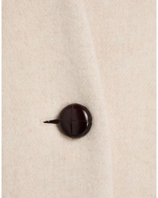 Isabel Marant Natural Single-Breasted Coat