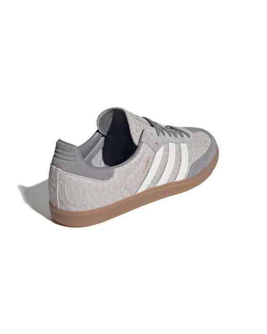 Adidas Originals Gray Adidas Samba Og Mesh Panel Low-Tops for men