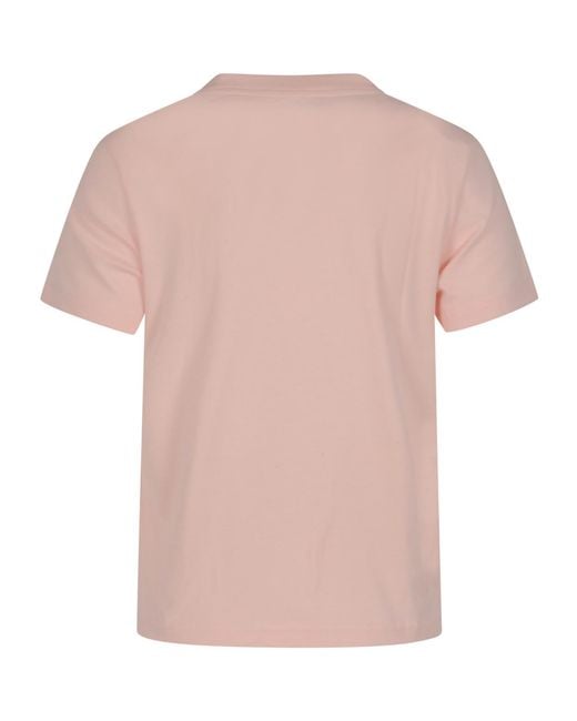 Casablanca Pink Tennis Club Crewneck T-Shirt