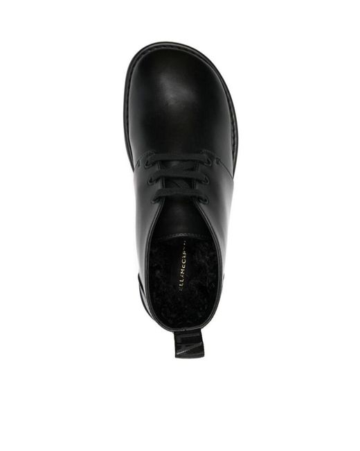 Stella McCartney Black Sneak-Elyse Lace-Up Desert Boots