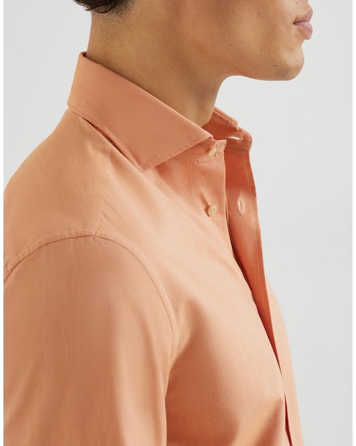 Brunello Cucinelli Pink Button-Up Shirt for men