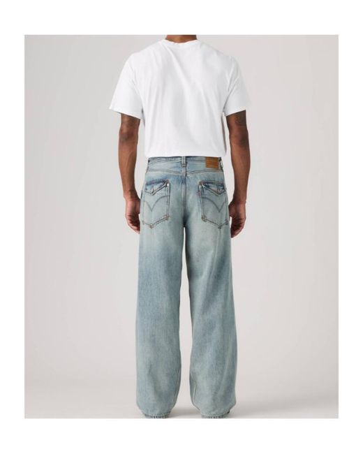 Levi's Blue Twisted Baggy Wide Leg Jeans for men