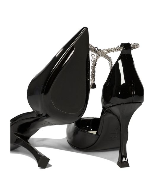 Jimmy Choo Black Stevie 100 Pointed-Toe Pumps