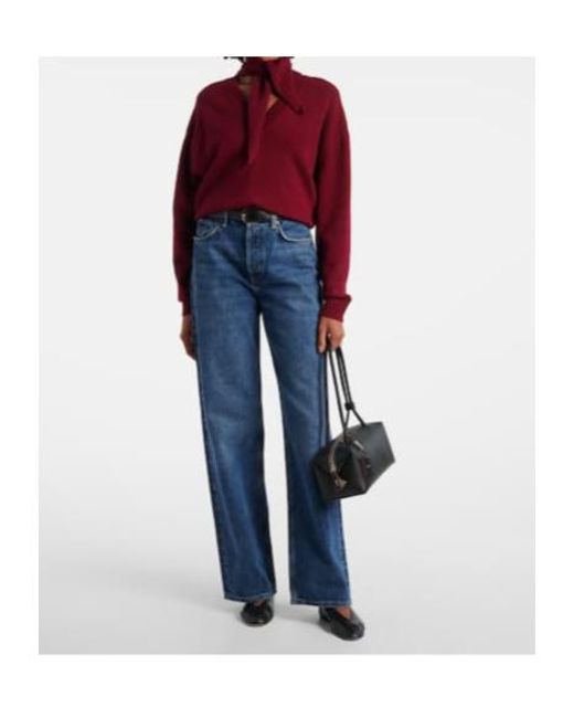Plan C Red Wool And Cashmere Sweater