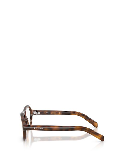 Prada Multicolor Eyewear Oval Frame Glasses