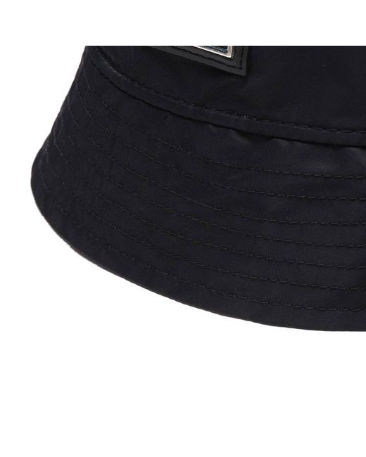 BOSS Logo Twill Fisherman's Hat in Black for Men | Lyst