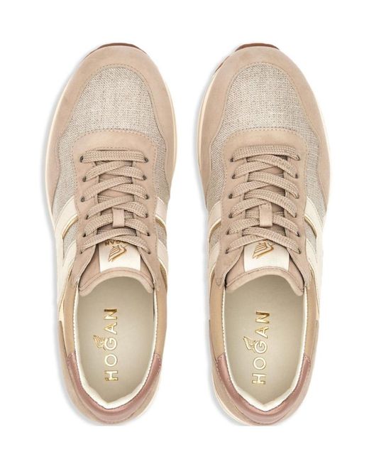 Hogan Natural Midi H483 Lace-Up Sneakers