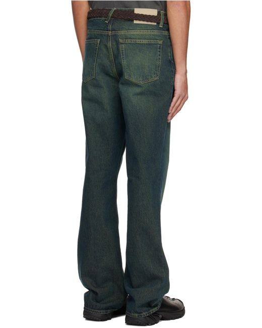 Our Legacy Green 70S Cut Straight Fit Jeans for men