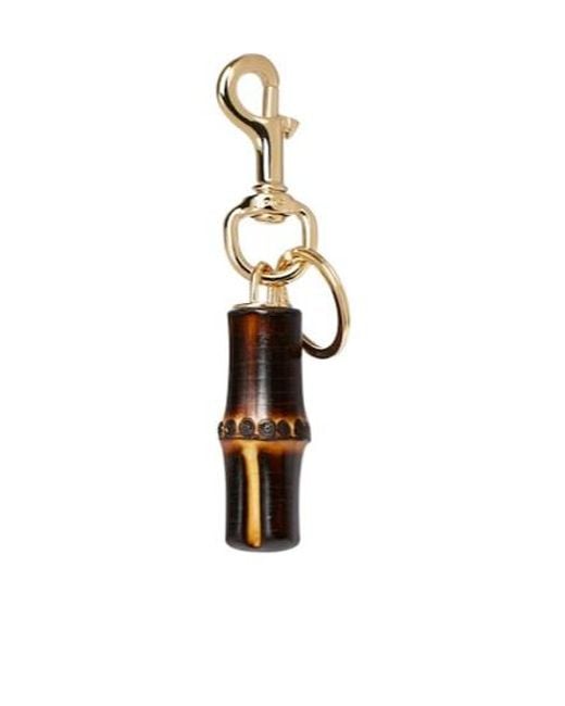 Gucci Metallic Bamboo Keychain