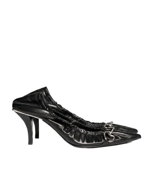 Gucci Black Vittoria Pump With Elastic