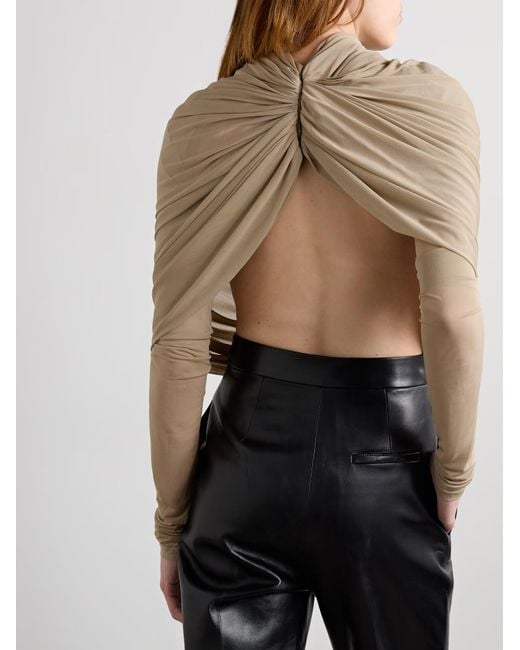 Christopher Esber Natural Draped Top