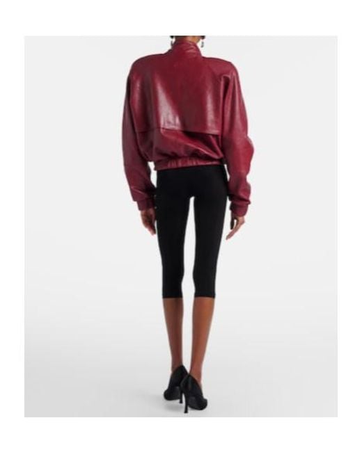 Magda Butrym Black Skinny Capri Pants And Briefs Set