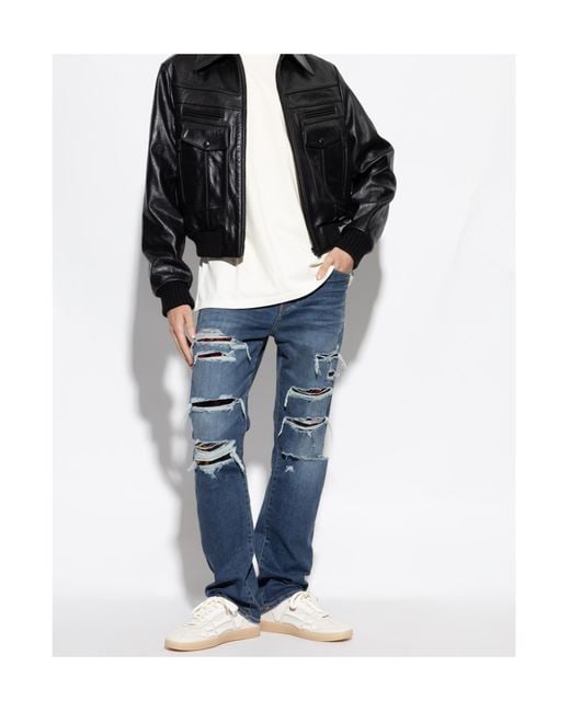 Amiri White Embossed Pacific Bones Sneakers for men