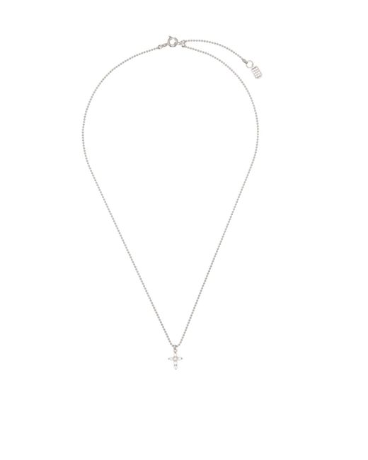 NUMBERING White Ball Chain Necklace for men