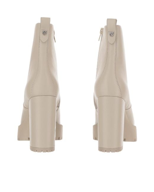 Pinko Natural Clara 01 Platform Ankle Boots