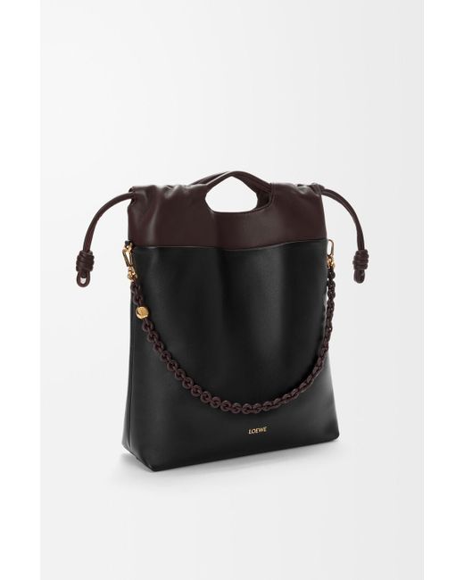 Loewe Black Flamenco Purse Tote Bag