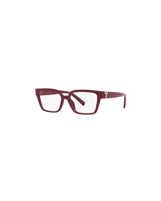 Tiffany & Co White Rectangle Frame Glasses