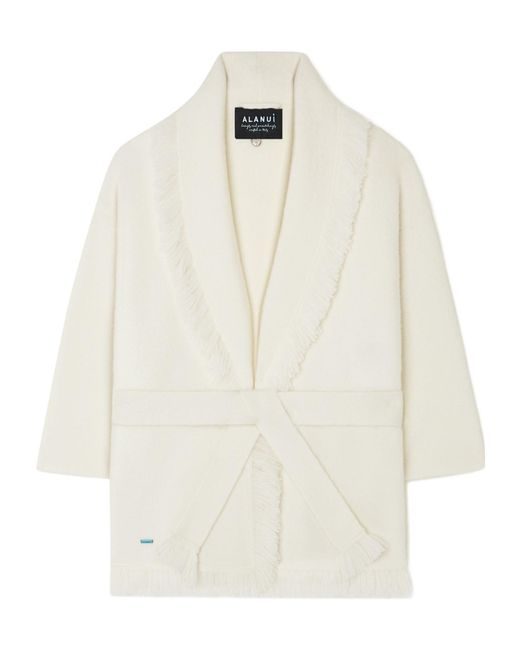 Alanui White Finest Cardigan