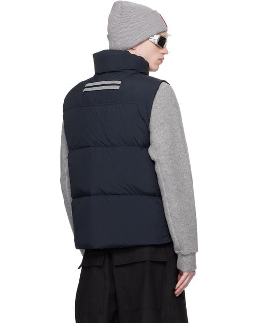 Canada Goose Blue Lawrence Puffer Vest for men