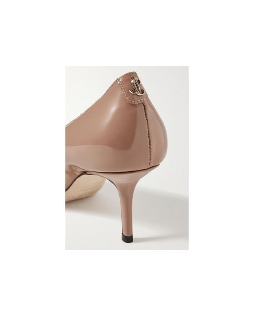 Jimmy Choo Brown Love 65Mm Leather Pumps
