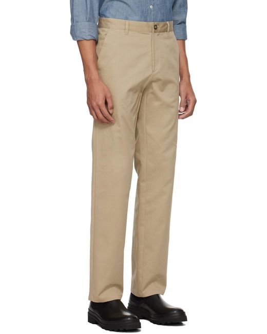 A.P.C. Natural Classic Straight-Leg Pants for men