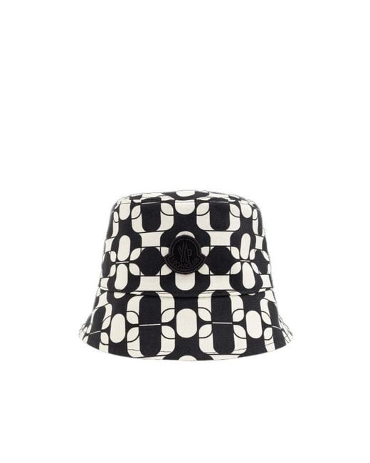 Moncler White Reversible Bucket Hat