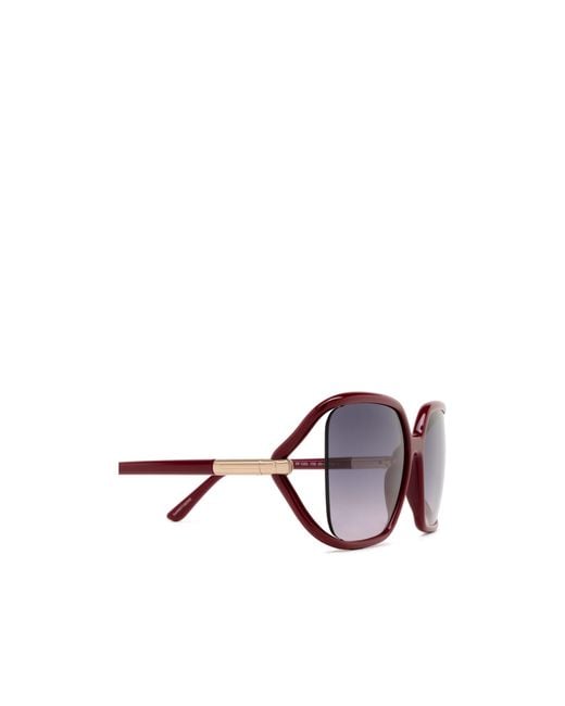 Tom Ford Purple Eyewear	Oversized-Frame Sunglasses