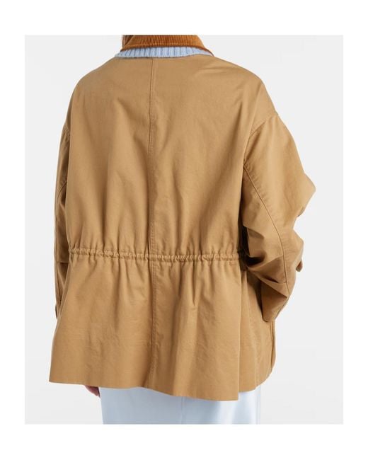 Dorothee Schumacher Brown Cotton Casual Jacket