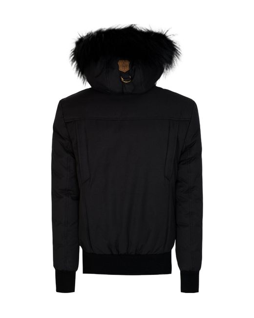 Mackage Black Long-Sleeved Cotton-Padded Jacket for men