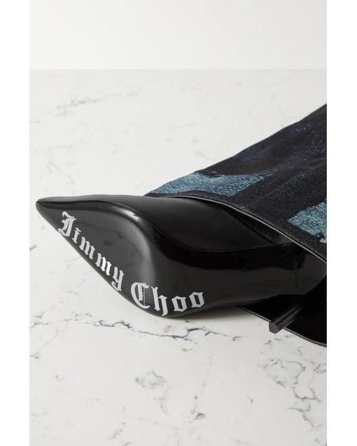 Jimmy Choo Black Pointed Boots