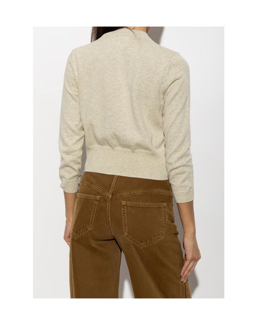 Isabel Marant White Long-Sleeve Cardigan