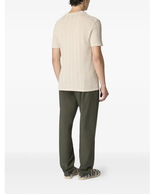 Missoni White Herringbone T-Shirt for men