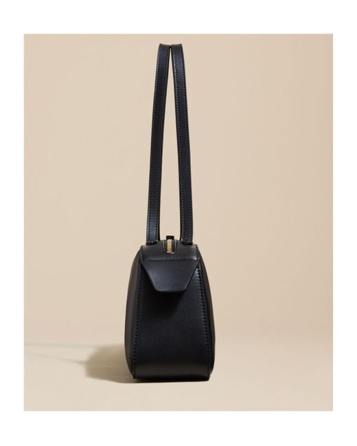 Khaite Black Simona Zipped Shoulder Bag