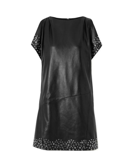 Isabel Marant Black Evani Leather Dress